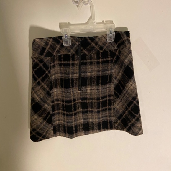 Free People Mini Wool Skirt Size 6 - Picture 3 of 4